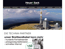 Tablet Screenshot of heuer-und-sack.de